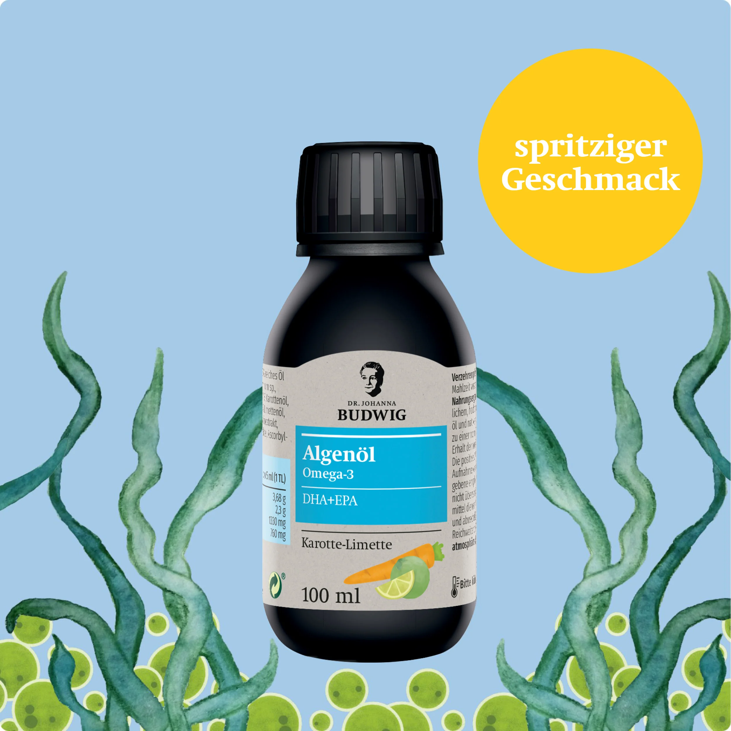 Omega-3 Algenöl Karotte-Limette - Image 3