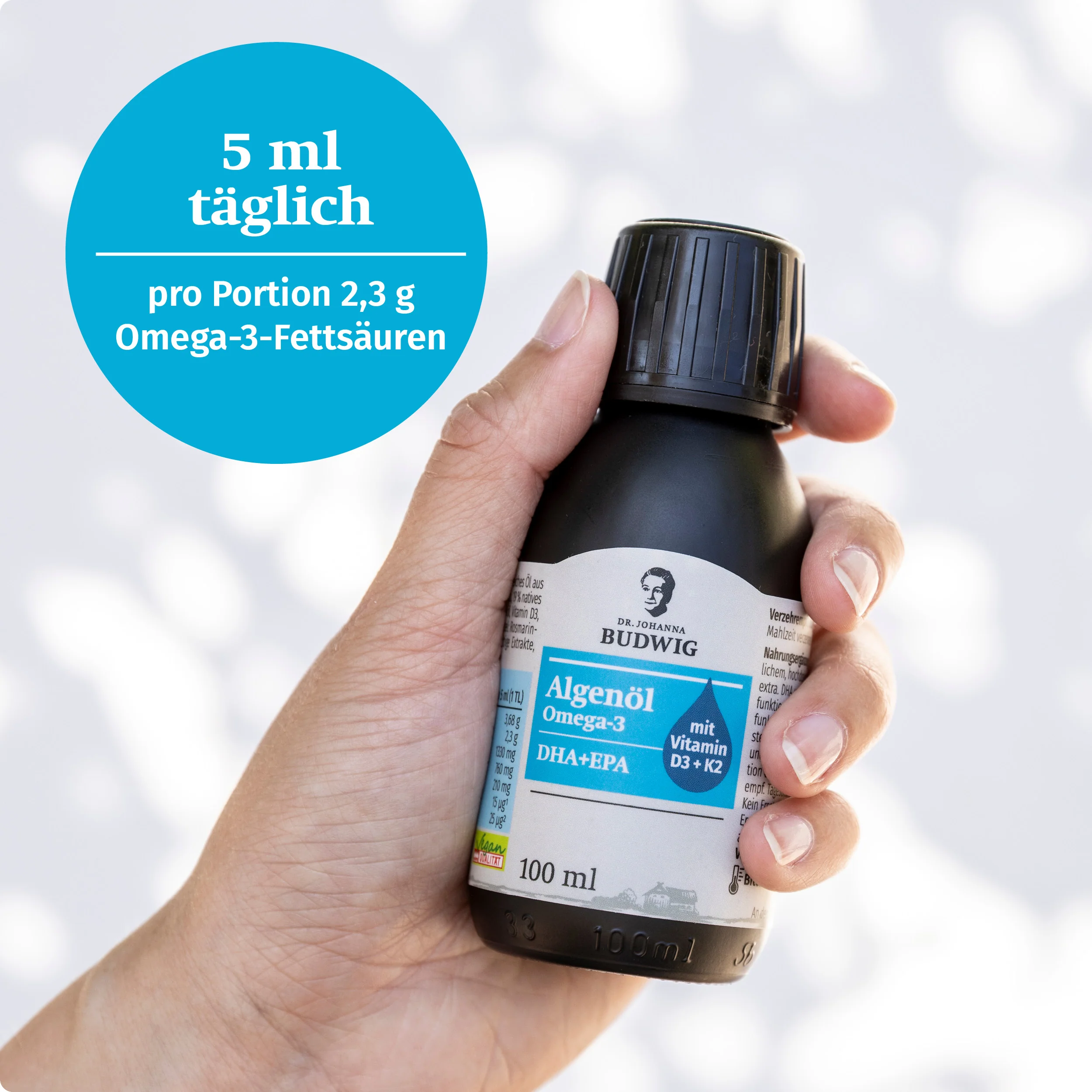 Omega-3 Algenöl Pur mit Vitamin D3 & K2 - Image 6