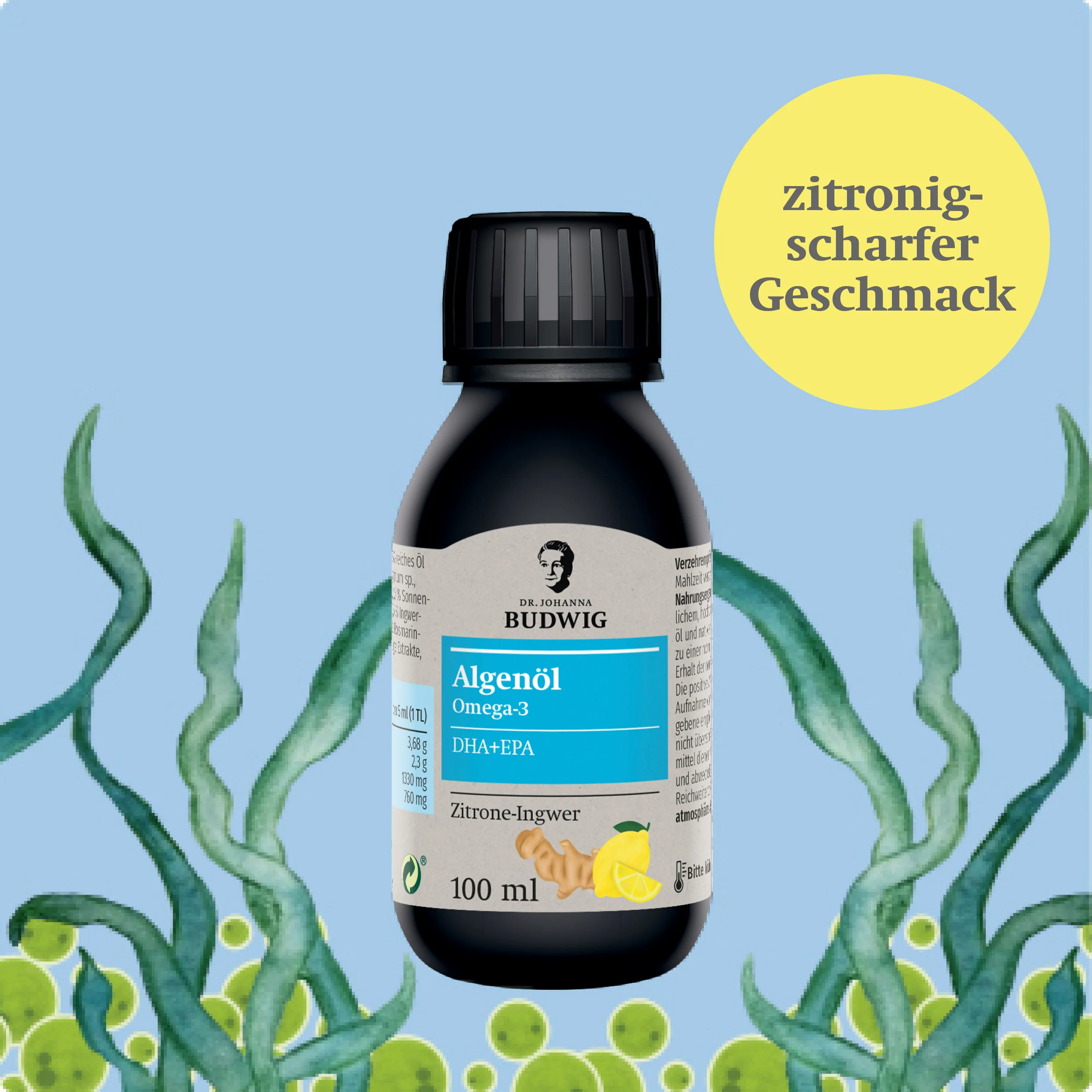 Omega-3 Algenöl Zitrone-Ingwer - Image 4