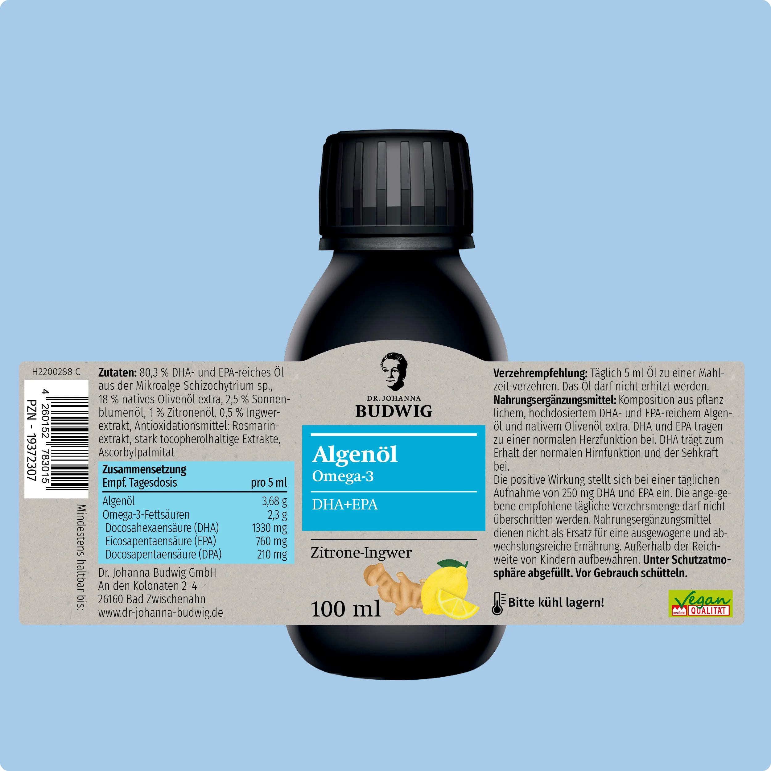 Omega-3 Algenöl Zitrone-Ingwer - Image 9